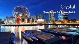  Presentation with population - Cool new theme with vancouver-bc-aug-17-science backdrop and a navy blue colored foreground