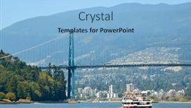  Presentation with cruise ship - Theme enhanced with vancouver-cruise-ship-and-lions background and a light blue colored foreground