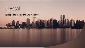  Presentation with vancouver - PPT layouts enhanced with vancouver-downtown-architecture-and-boat background and a lemonade colored foreground