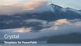  Presentation with british columbia - PPT theme with vancouver-island-british-columbia-canada background and a ocean colored foreground