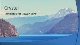  Presentation with winning canada - Slides featuring vancouver island canada beautiful sunny background and a lemonade colored foreground