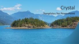  Presentation with vancouver - Colorful slide deck enhanced with vancouver island canada beautiful sunny backdrop and a light blue colored foreground