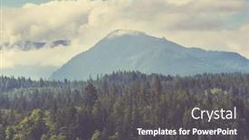  Presentation with vancouver - Beautiful presentation design featuring vancouver-island-canada-beautiful-sunny backdrop and a dark gray colored foreground