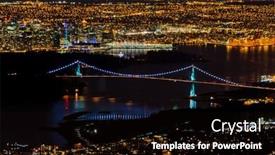  Presentation with lions - Slide set having vancouver-skyline-and-lions-gate background and a black colored foreground