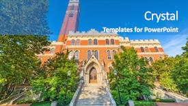  Presentation with tennessee - Presentation enhanced with vanderbilt unversity in nashville tennessee background and a teal colored foreground