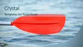  Presentation with kayak - Beautiful PPT layouts featuring vanets - close up image of red backdrop and a light blue colored foreground