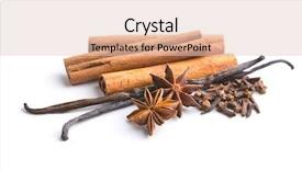  Presentation with clove - Cool new slide deck with vanilla cinnamon clove and anise backdrop and a lemonade colored foreground