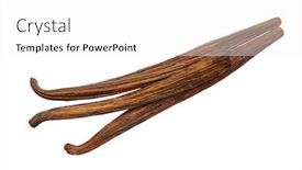  Presentation with vanilla - PPT layouts enhanced with vanilla-pods-isolated-on-white background and a white colored foreground