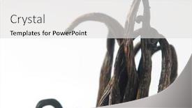  Presentation with vanilla - Beautiful PPT layouts featuring vanilla-sticks-on-white-isolated backdrop and a light gray colored foreground