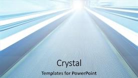  Presentation with traffic light - Cool new theme with vanishing traffic motion in airport backdrop and a light blue colored foreground