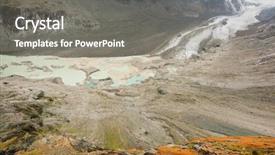  Presentation with austria politic - Presentation theme enhanced with vantage point - pasterze the longest glacier background and a gray colored foreground