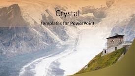  Presentation with austria politic - Slides consisting of vantage point - pasterze the longest glacier background and a  colored foreground