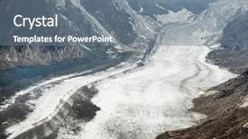  Presentation with austria politic - Slides featuring vantage point - pasterze the longest glacier background and a  colored foreground