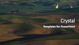  Presentation with washington dc monuments - Slide set consisting of vantage point - view of palouse washington background and a  colored foreground