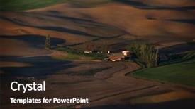  Presentation with washington dc monuments - Beautiful slide deck featuring vantage point - view of palouse washington backdrop and a  colored foreground