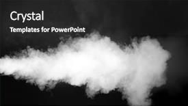  Presentation with smoke - Presentation enhanced with vapor machine - white smoke on black background background and a dark gray colored foreground
