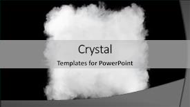  Presentation with smoke cloud - Slides enhanced with vapor trail - square smoke cloud background isolated background and a light gray colored foreground