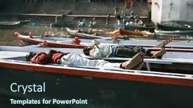  Presentation with varanasi - Amazing theme having varanasi-india-13-february-afternoon backdrop and a wine colored foreground