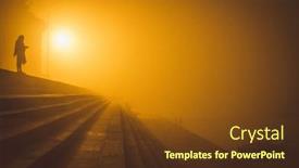  Presentation with ghat - Amazing slides having varanasi-india-20-february-2015 backdrop and a tawny brown colored foreground