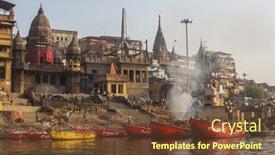  Presentation with shiva - Cool new PPT layouts with varanasi-india-mar-26-2018 backdrop and a  colored foreground