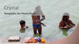  Presentation with india ganges - 