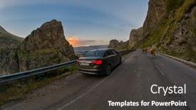  Presentation with driving road - 