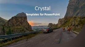  Presentation with driving road - 