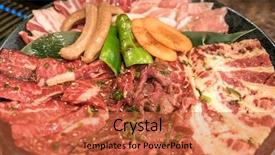  Presentation with japanese food - Theme enhanced with vareity set of beef and pork for grilled yakiniku - japanese food background and a red colored foreground