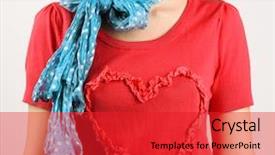  Presentation with close up of a chess - Amazing PPT theme having variation method - woman wearing scarf close up backdrop and a  colored foreground