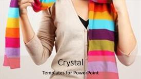  Presentation with arabian woman wearing hijab muslim - Theme consisting of variation method - woman wearing scarf close up background and a  colored foreground