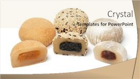  Presentation with japanese - PPT theme having variation-of-whole-and-halved background and a lemonade colored foreground