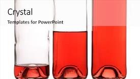  Presentation with glass half full - Theme enhanced with variations of fullness empty background and a white colored foreground