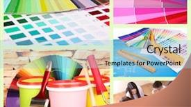  Presentation with zoo interior design - Presentation having varied people - interior design concept background and a light blue colored foreground