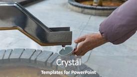  Presentation with czech republic - Colorful slide set enhanced with varied people - tourist pours mineral water backdrop and a gray colored foreground