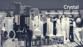  Presentation with retail store - Presentation theme having variety blenders at retail store background and a gray colored foreground