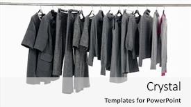  Presentation with plain colors gray texture cloth - Beautiful theme featuring variety of different gray clothes backdrop and a white colored foreground