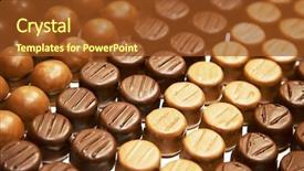  Presentation with chocolate - PPT layouts featuring variety of hand made swiss background and a tawny brown colored foreground