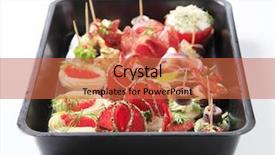  Presentation with marinated pickles variety preserving jars - Theme consisting of variety-of-hors-d-oeuvres background and a red colored foreground