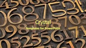  Presentation with number - Cool new PPT theme with variety of letterpress wood type backdrop and a tawny brown colored foreground