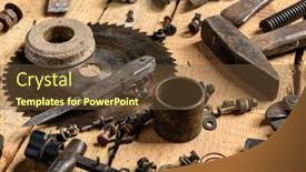  Presentation with diy - Audience pleasing presentation consisting of variety-of-old-vintage-household backdrop and a tawny brown colored foreground