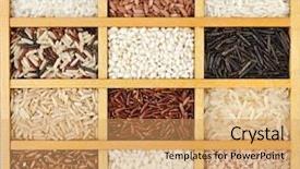  Presentation with rice grain - Colorful slides enhanced with business lady looking through documents and reading them at workplace business expert finding necessary papers at desk finance concept backdrop and a light gray colored foreground