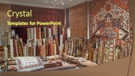  Presentation with middle east - Slide deck having variety-of-the-gorgeous-oriental background and a tawny brown colored foreground