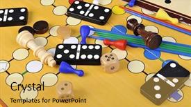  Presentation with board game - Theme with various board games and many background and a yellow colored foreground