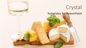  Presentation with wine cheese - 