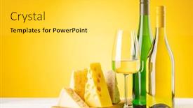  Presentation with wine cheese - 