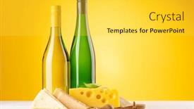  Presentation with wine cheese - 