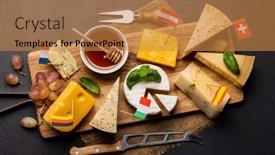  Presentation with europe - Presentation consisting of various-cheese-with-different-europe background and a  colored foreground