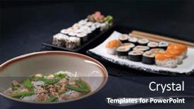  Presentation with sushi - 