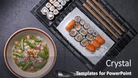 Presentation with sushi - 