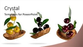  Presentation with fruit - Amazing slide deck having various kind of fly backdrop and a white colored foreground